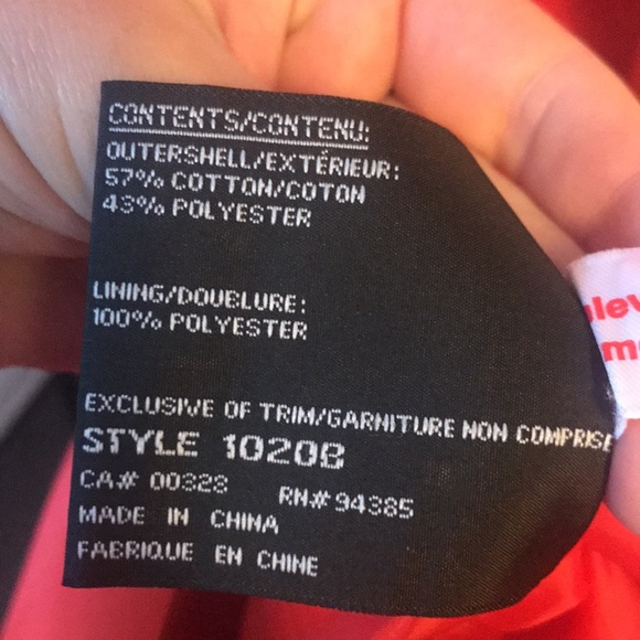 NWOT Melanie Lyne Neon Orange mid-length trench coat - Picture 6 of 6